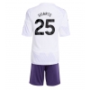 Camisa de time de futebol Manchester United Manuel Ugarte #25 Replicas 2º Equipamento Infantil 2025-26 Manga Curta (+ Calças curtas)